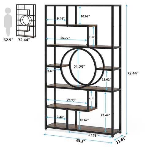 Onuzane Industrial Display Shelf Bookcase Planter Organizer Rack | Furniture | Waseeh Pakistan
