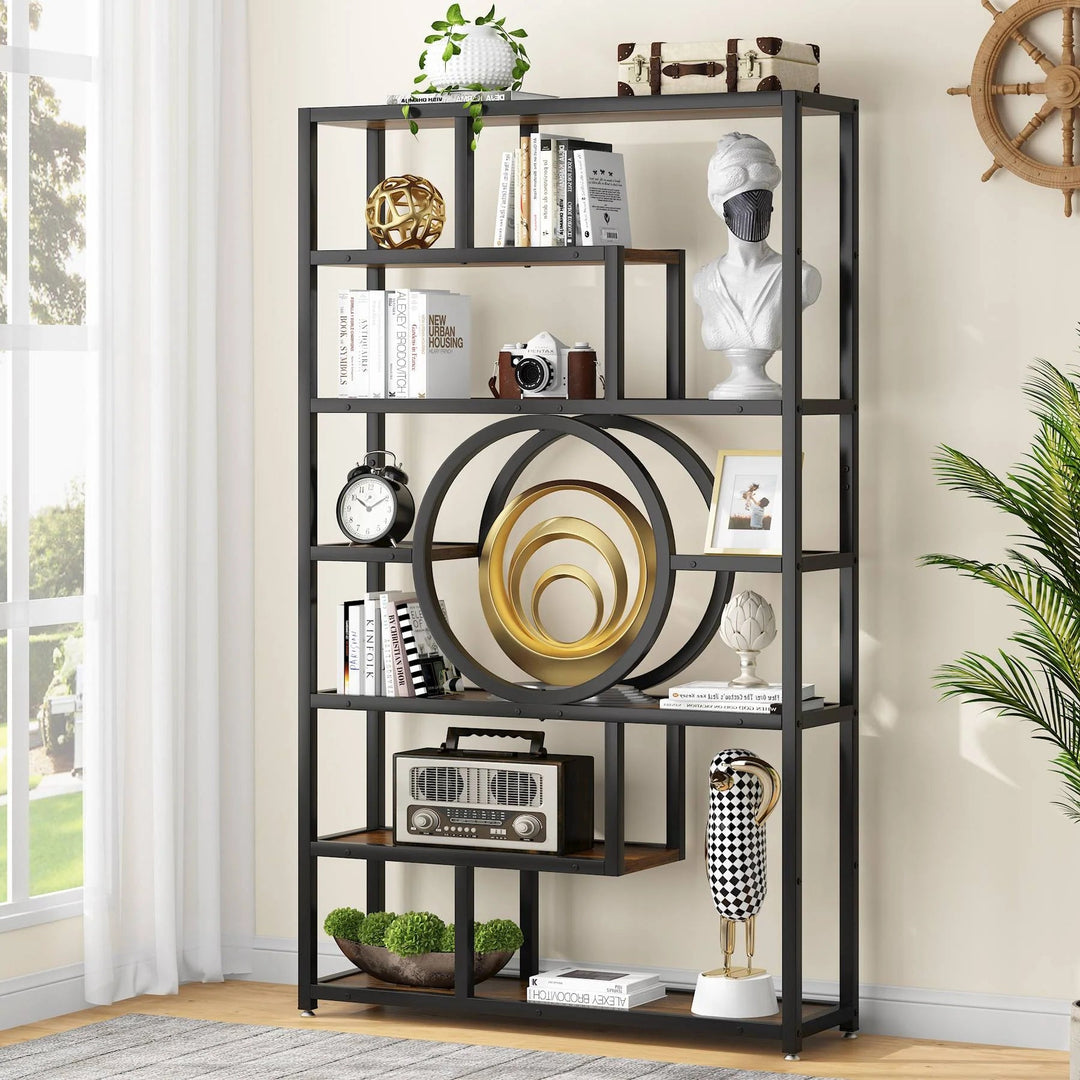 Onuzane Industrial Display Shelf Bookcase Planter Organizer Rack | Furniture | Waseeh Pakistan
