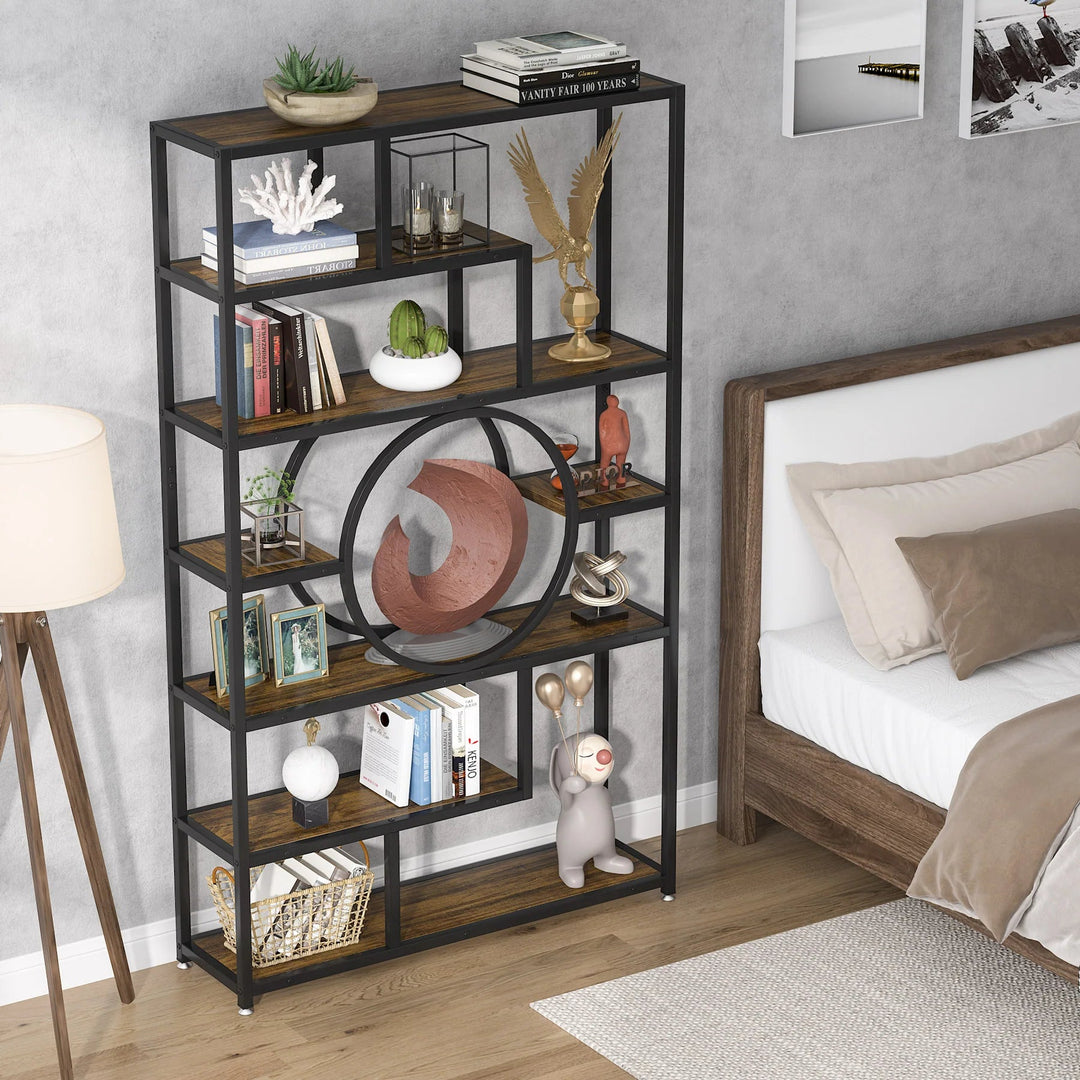 Onuzane Industrial Display Shelf Bookcase Planter Organizer Rack | Furniture | Waseeh Pakistan