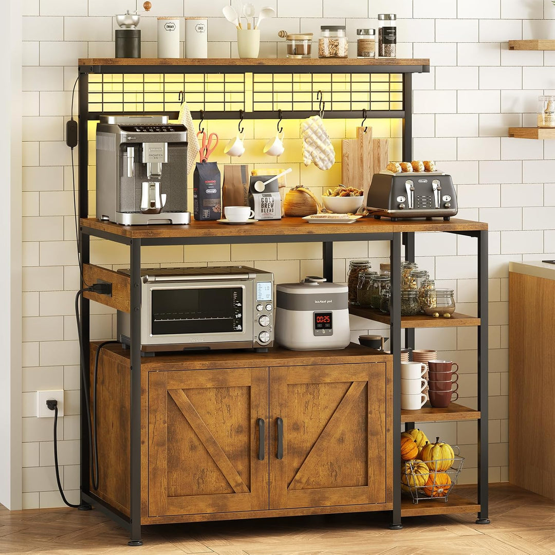 Opatu Kitchen Microwave Organizer Bakers Rack | Furniture | Waseeh Pakistan