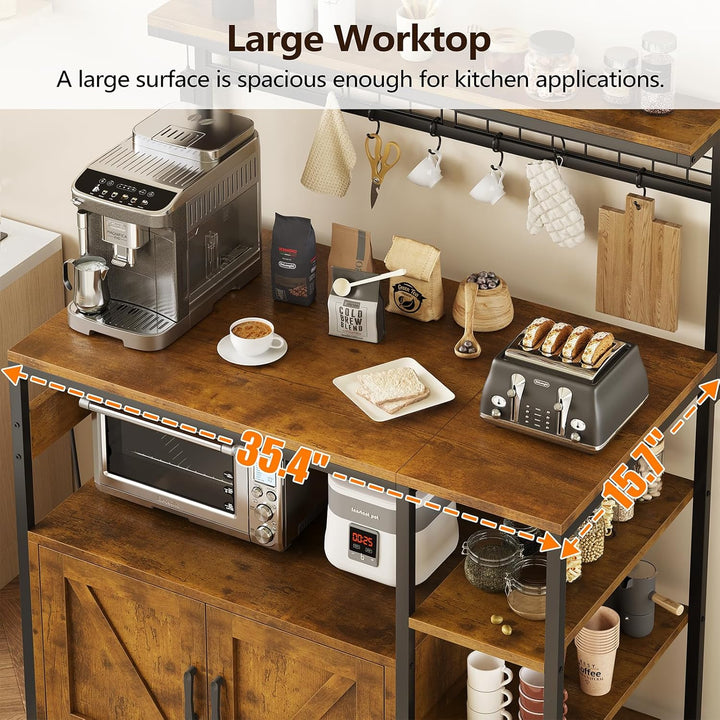 Opatu Kitchen Microwave Organizer Bakers Rack | Furniture | Waseeh Pakistan
