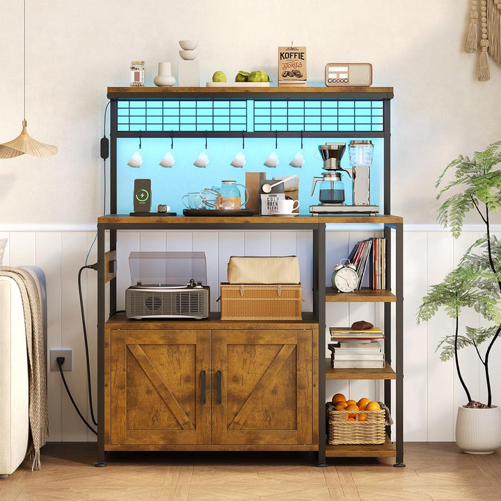 Opatu Kitchen Microwave Organizer Bakers Rack | Furniture | Waseeh Pakistan