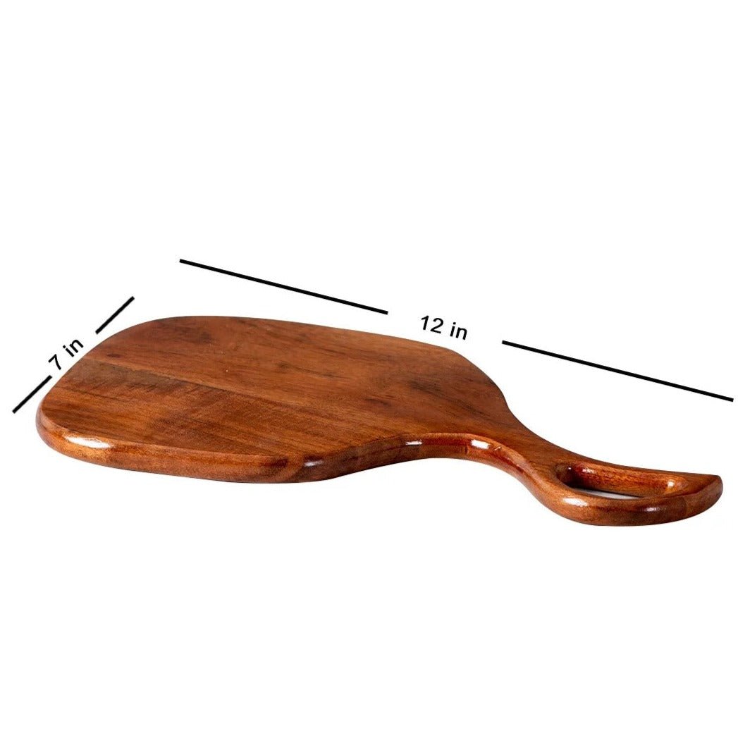 Open Handle Solid Wood Guest Snack Kitchen Serving Tray | kitchen item | Waseeh Pakistan
