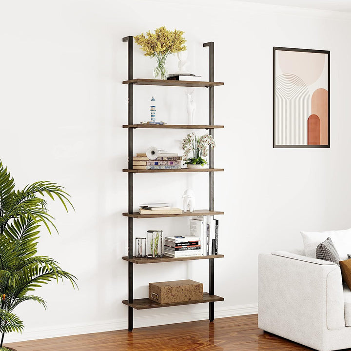 Open Tall Wall Mount Bookcase Standing Leaning Wall Shelves | Furniture | Waseeh Pakistan
