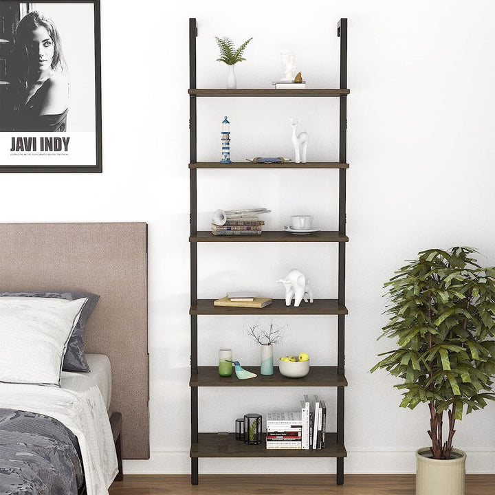 Open Tall Wall Mount Bookcase Standing Leaning Wall Shelves | Furniture | Waseeh Pakistan