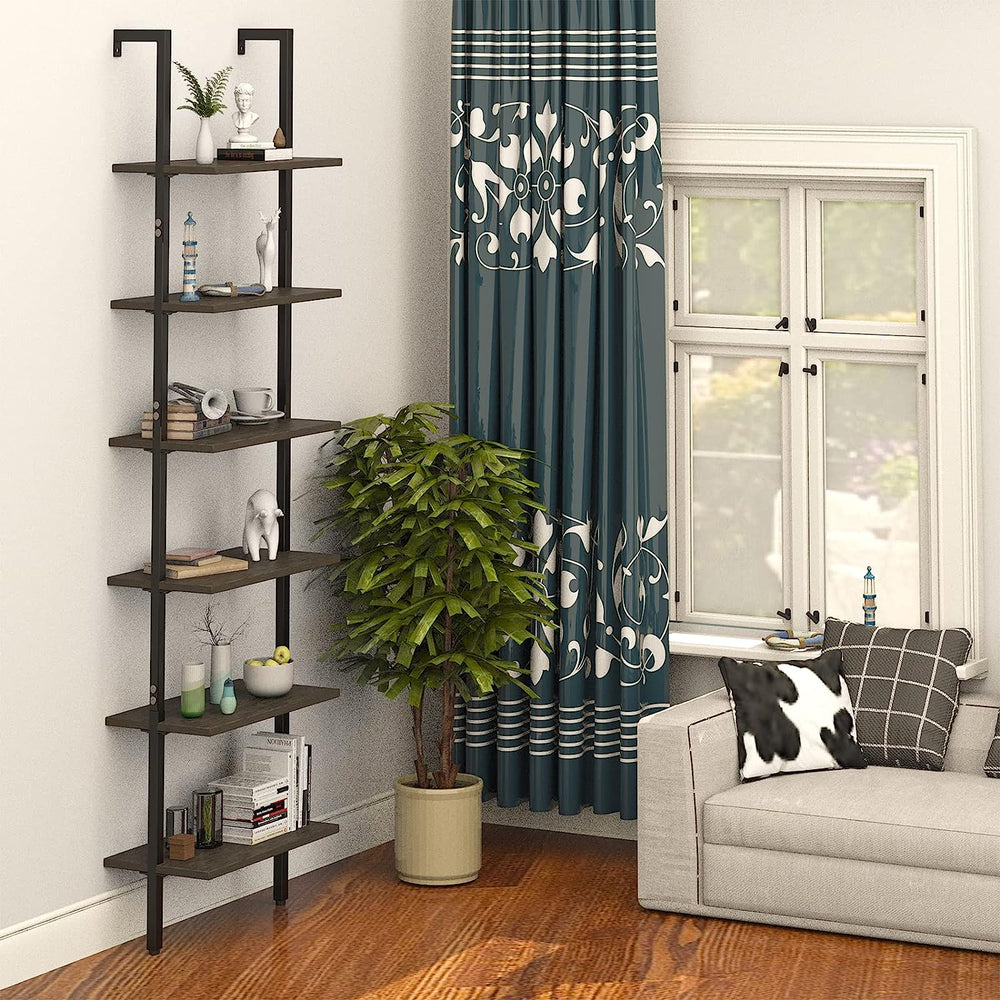 Open Tall Wall Mount Bookcase Standing Leaning Wall Shelves | Furniture | Waseeh Pakistan
