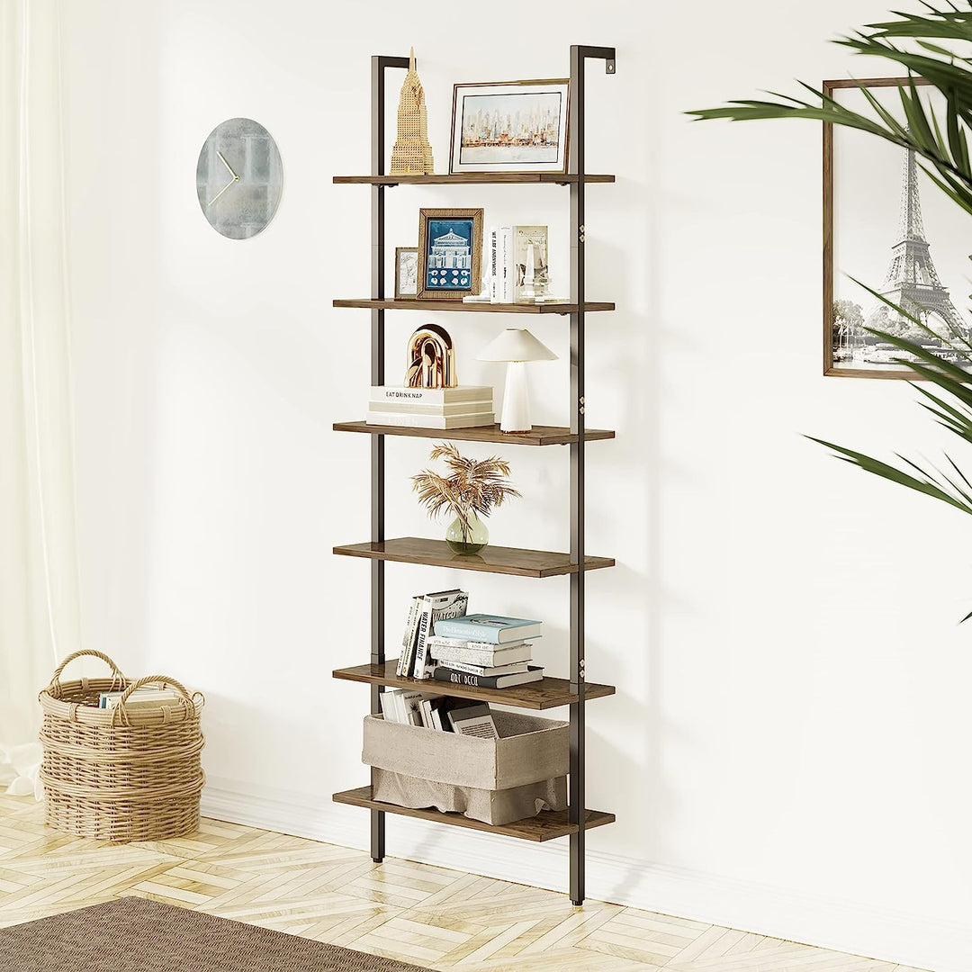 Open Tall Wall Mount Bookcase Standing Leaning Wall Shelves | Furniture | Waseeh Pakistan