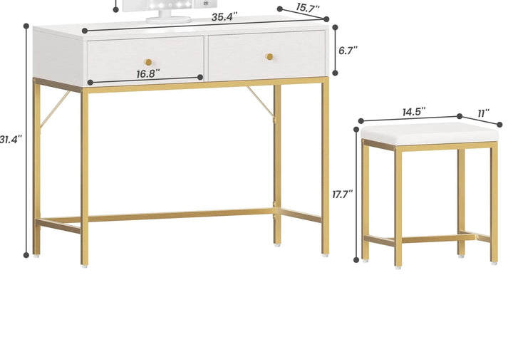 Orenia Vanity Dressing Table With Stool | Furniture | Waseeh Pakistan