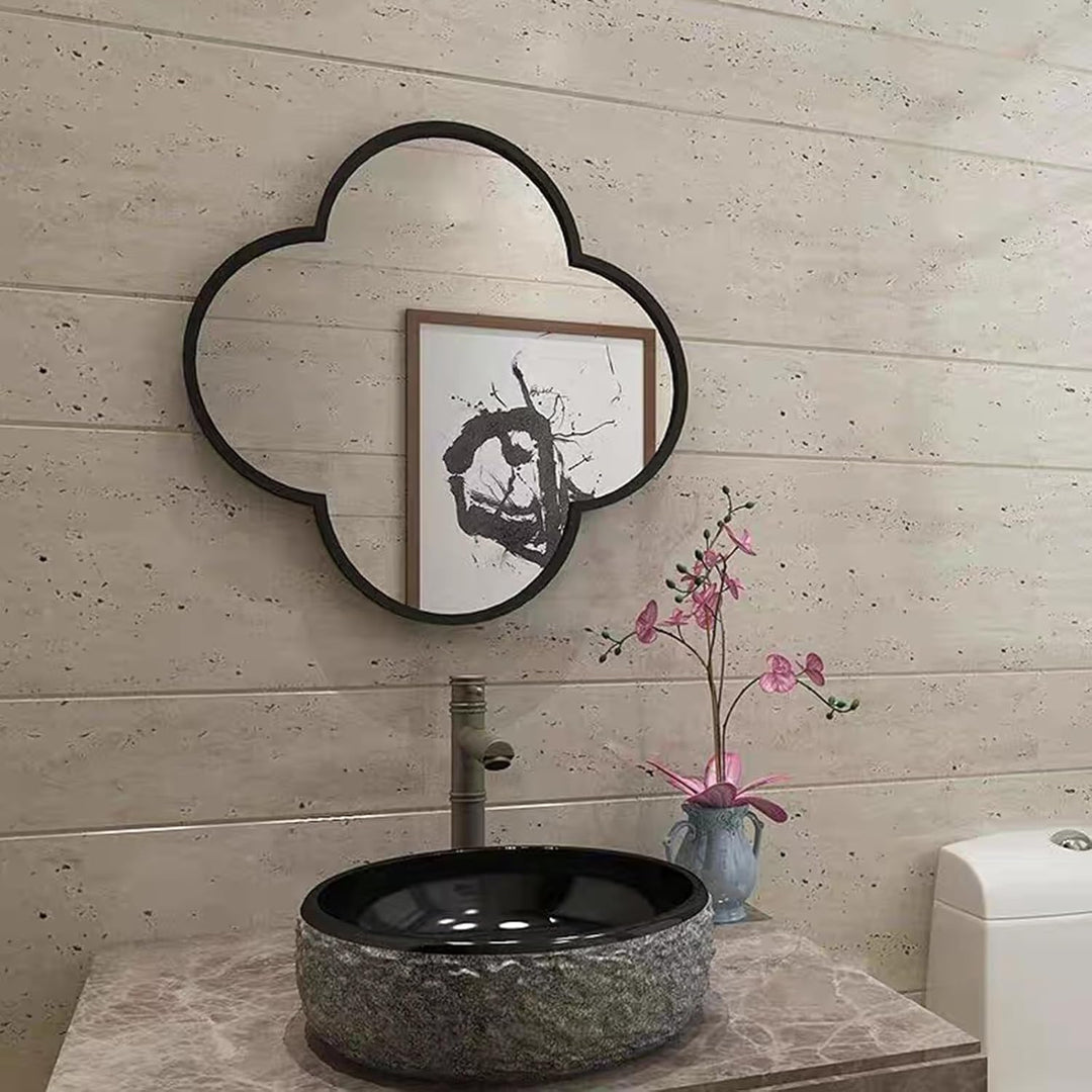 Orida Four Leaf Clover Shape Decorative Wall Mirror Decor | Home Décor | Waseeh Pakistan