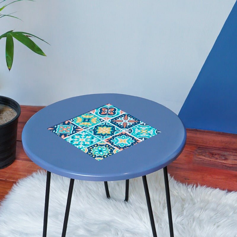 Orion Plated Living Lounge Drawing Room Coffee Hairpin Leg Table | Furniture | Waseeh Pakistan