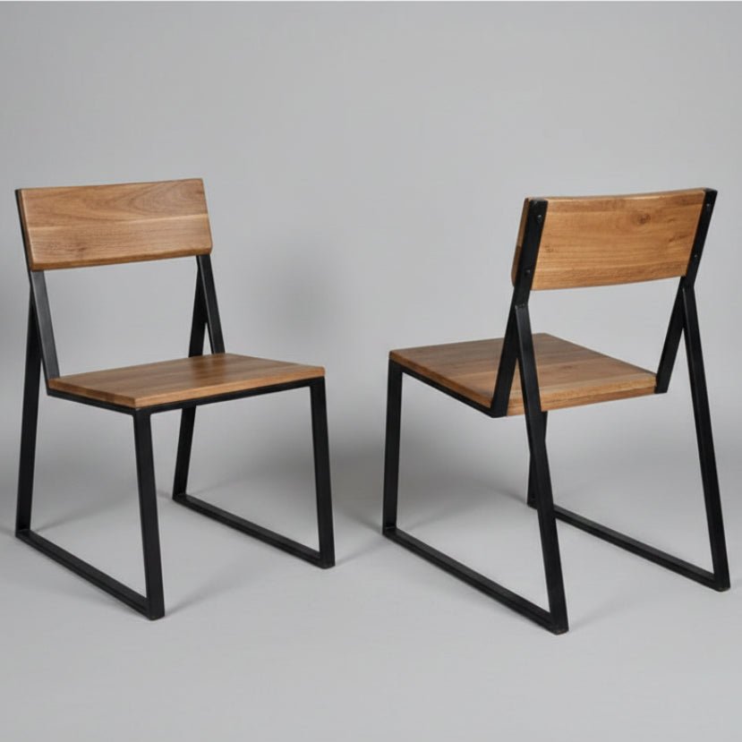 Ostrix Metal Wood Chair | Not Sale FB | Waseeh Pakistan