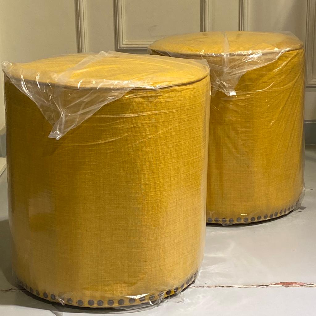 Ottoman Paper Living Lounge Stools (Pair) | Furniture | Waseeh Pakistan