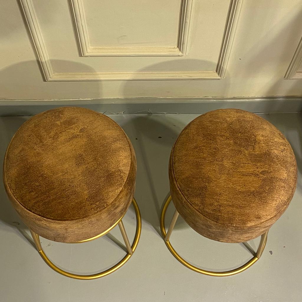 Ottoman Paper Living Lounge Stools (Pair) | Furniture | Waseeh Pakistan