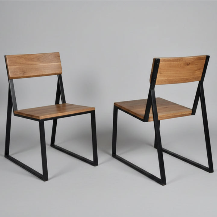 Ostrix Metal Wood Chair