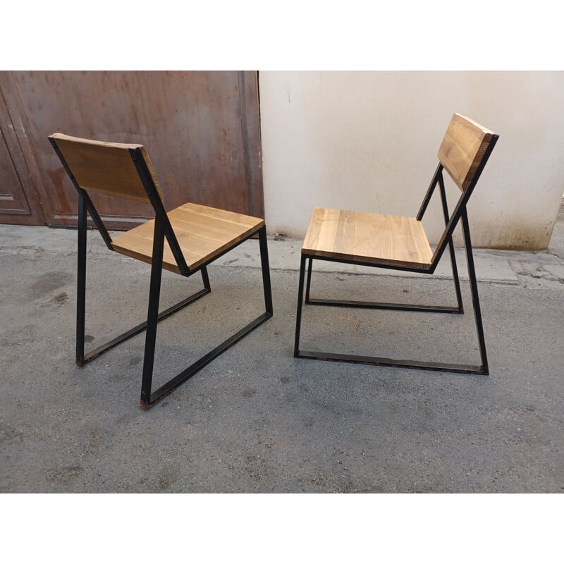 Signer Lounge Living Metal and Wood Chair