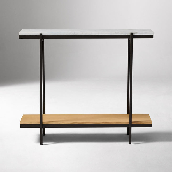 Pierce Entryway Hallway Two Tone Living Lounge Console Table