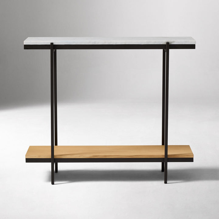 Pierce Entryway Hallway Two Tone Living Lounge Console Table | Not Sale FB | Waseeh Pakistan
