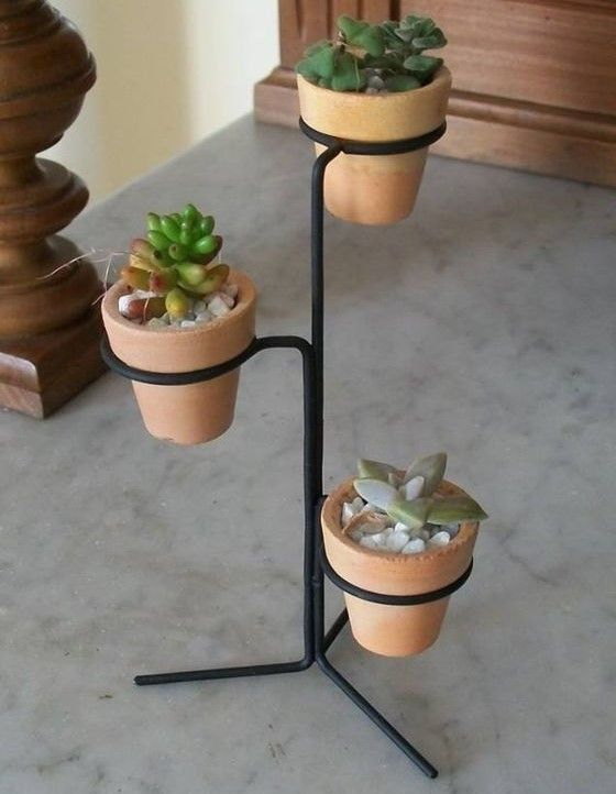 Praanzy Living Lounge Outdoor Pots Planter Rack - No Pots Included | Furniture | Waseeh Pakistan