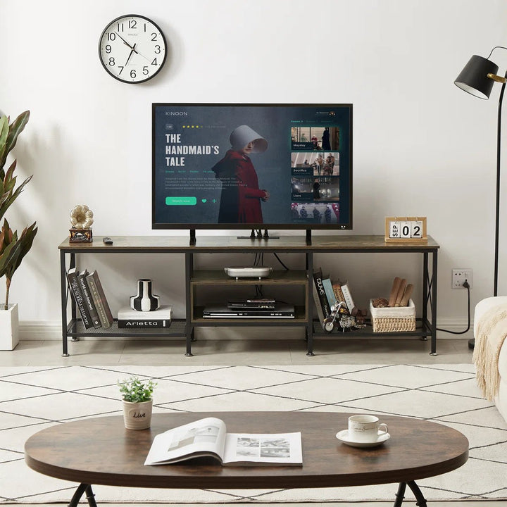 Pridgen TV Stand Center Lounge Media LED Console Table with Power Outlets | Furniture | Waseeh Pakistan