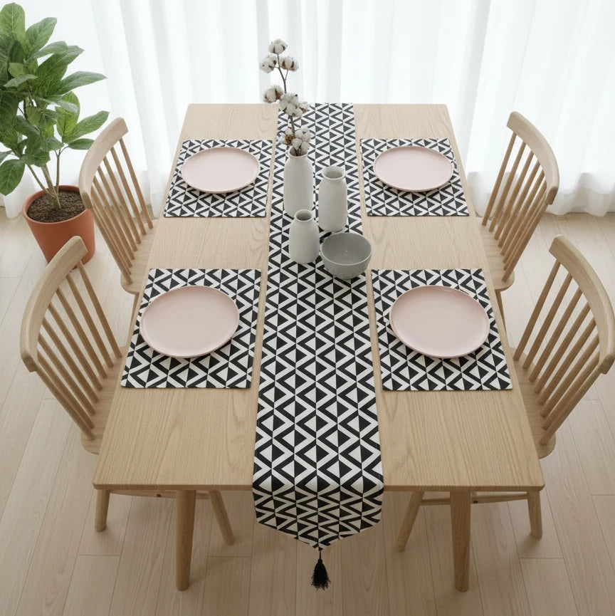 Orlena Table Runner &amp; Mats Set | Home Décor | Waseeh Pakistan