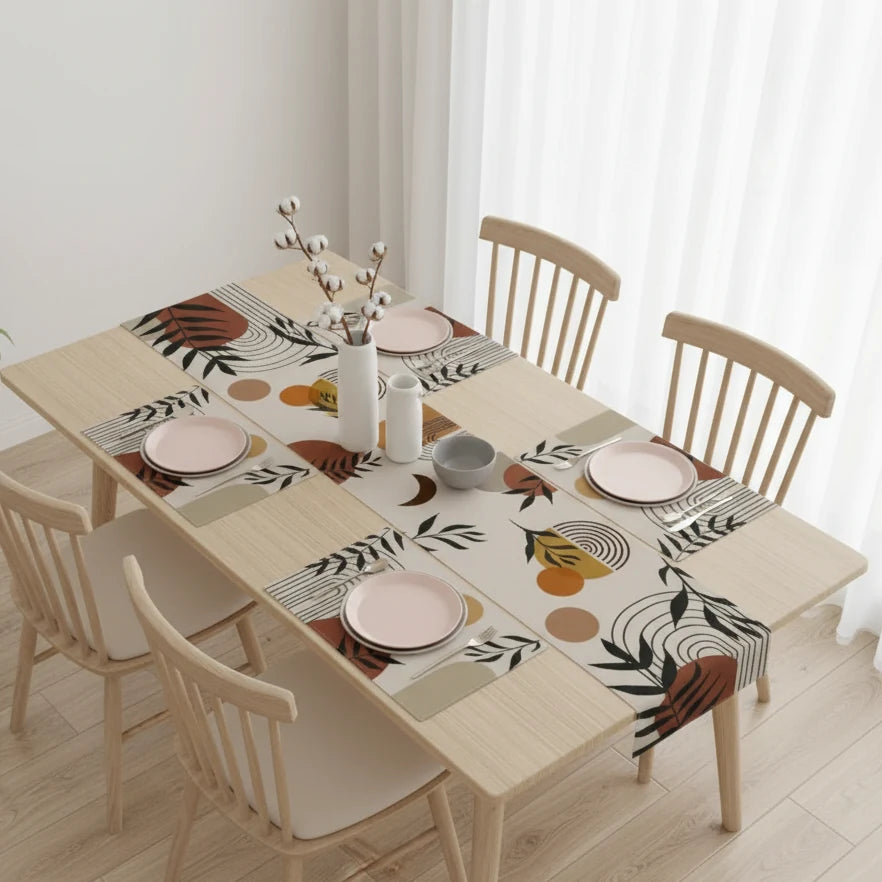 Orlena Table Runner &amp; Mats Set | Home Décor | Waseeh Pakistan