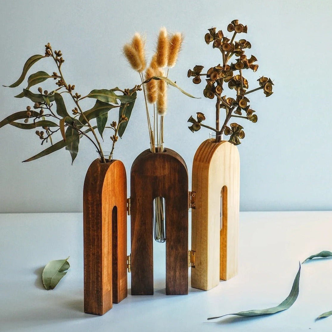 Propagation wooden Planter Vase Decor | Not Sale FB | Waseeh Pakistan