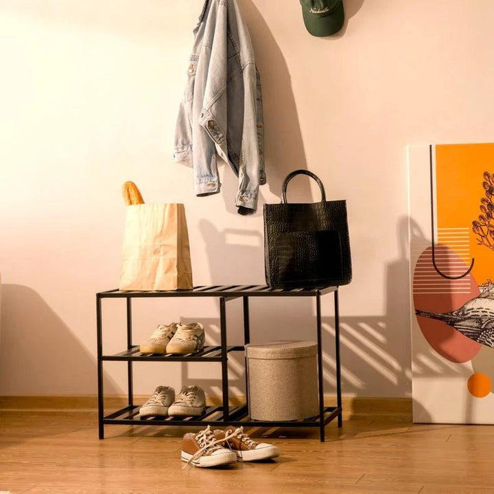 Pukka Industrial entryway custom shoe rack organizer | Furniture | Waseeh Pakistan