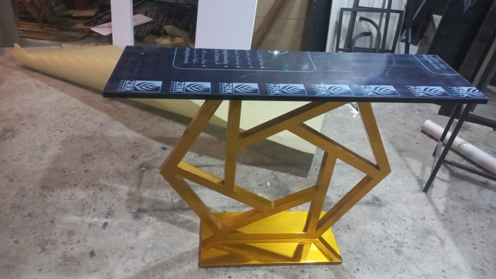 Quadratic Living Lounge Drawing Room Console Table | Not Sale FB | Waseeh Pakistan