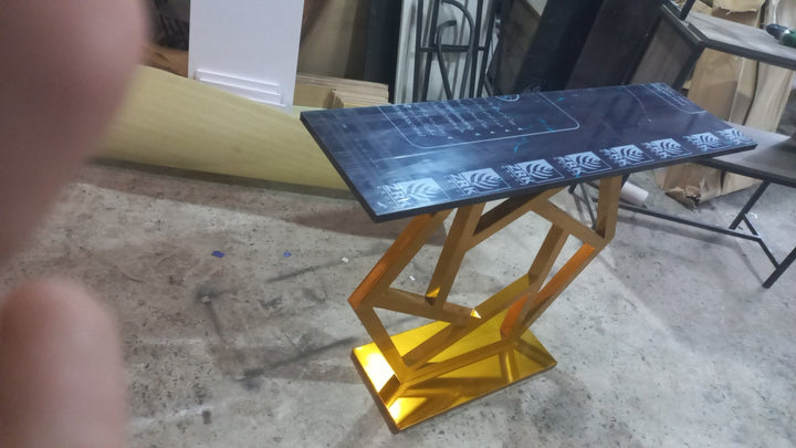 Quadratic Living Lounge Drawing Room Console Table | Not Sale FB | Waseeh Pakistan