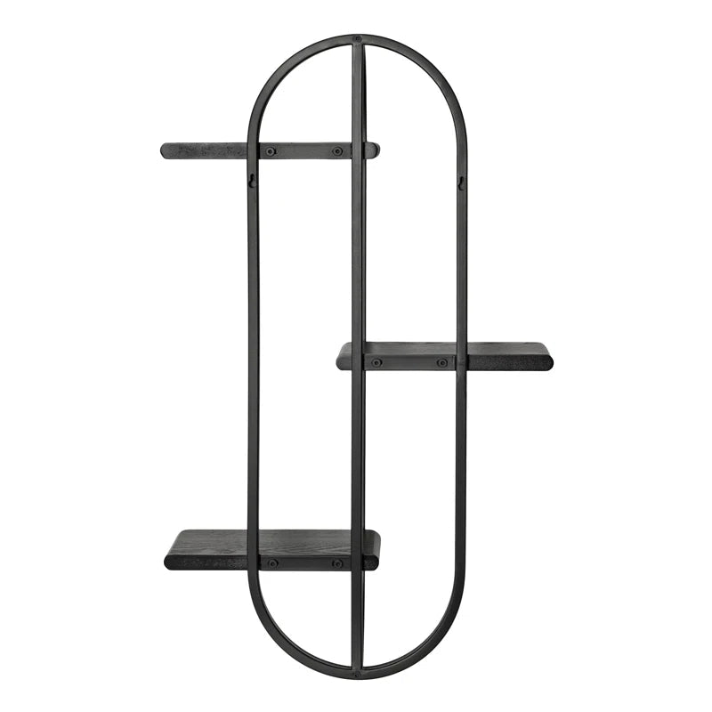 Ragena Living Lounge Wall Mounted Oval Tiered Floating Shelve | Furniture | Waseeh Pakistan