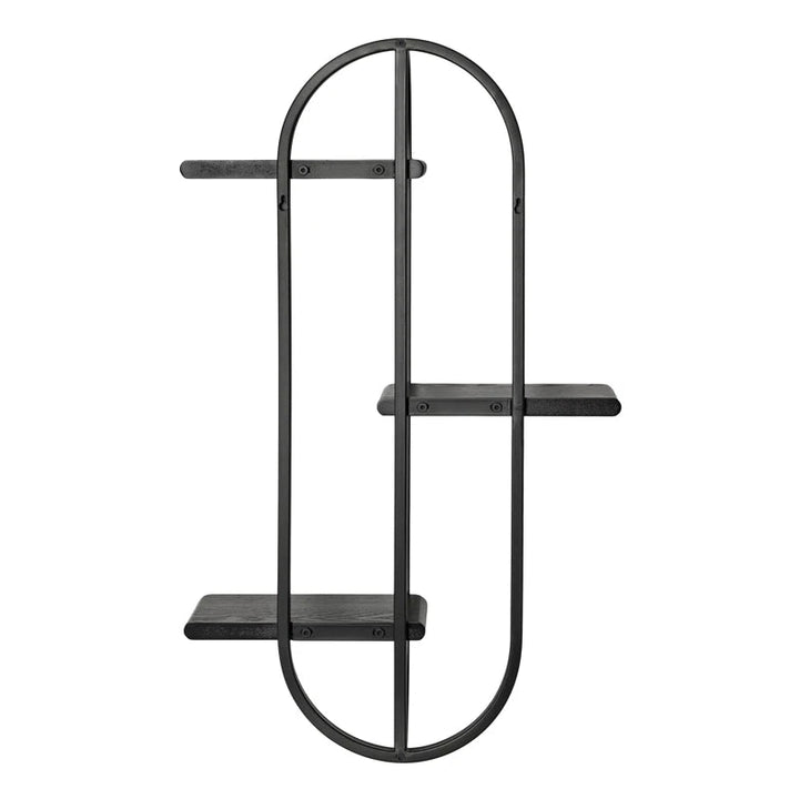 Ragena Living Lounge Wall Mounted Oval Tiered Floating Shelve | Furniture | Waseeh Pakistan