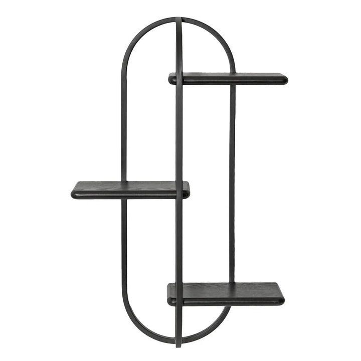 Ragena Living Lounge Wall Mounted Oval Tiered Floating Shelve | Furniture | Waseeh Pakistan