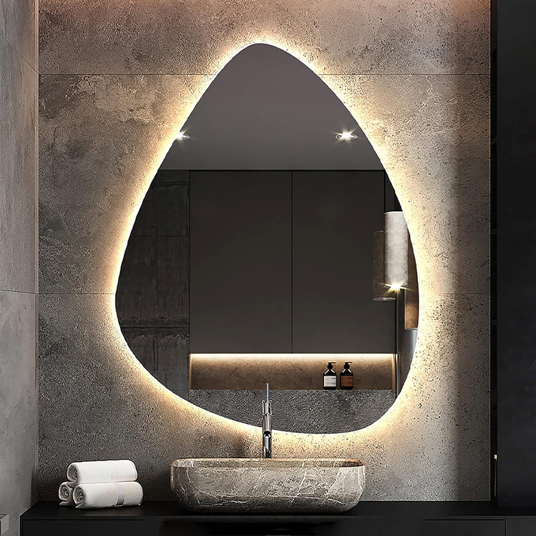 Raluu LED Lighted Bathroom Backlit Mirror Wall-Mounted Mirror Decor | Home Décor | Waseeh Pakistan