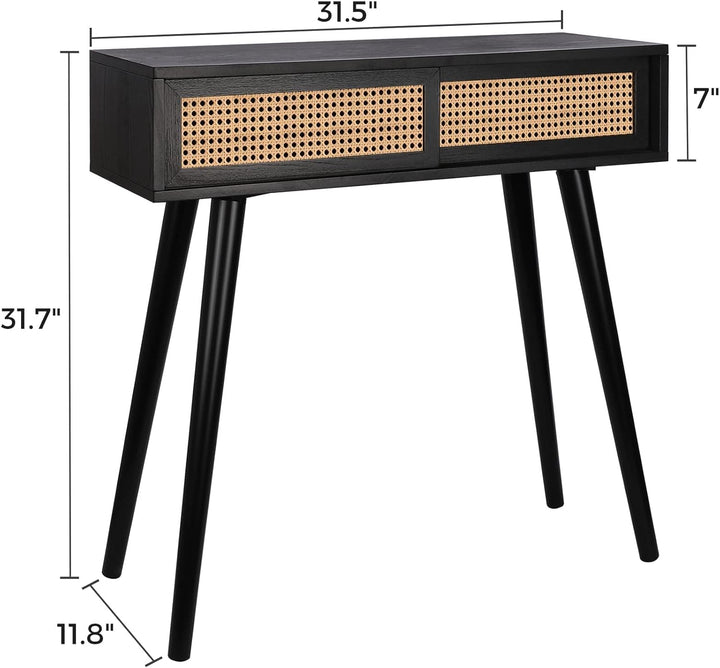 Rattan Entryway Vanity Console Tables | Not Sale FB | Waseeh Pakistan