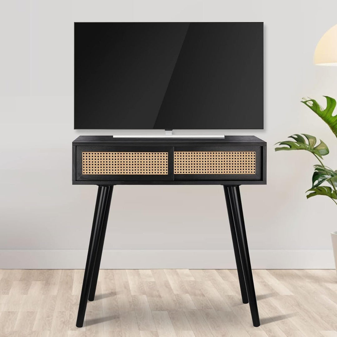 Rattan Entryway Vanity Console Tables | Not Sale FB | Waseeh Pakistan
