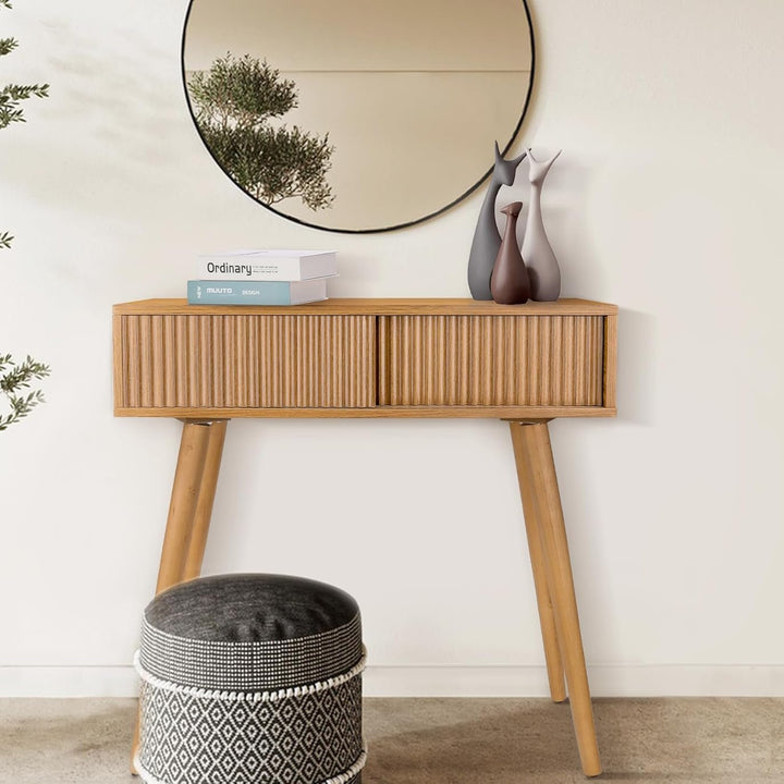 Rattan Entryway Vanity Console Tables | Not Sale FB | Waseeh Pakistan