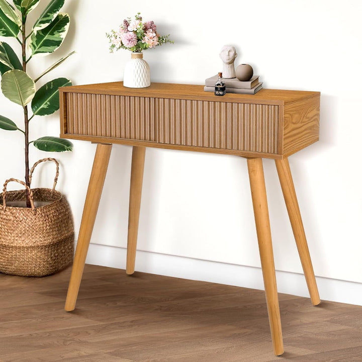 Rattan Entryway Vanity Console Tables | Not Sale FB | Waseeh Pakistan