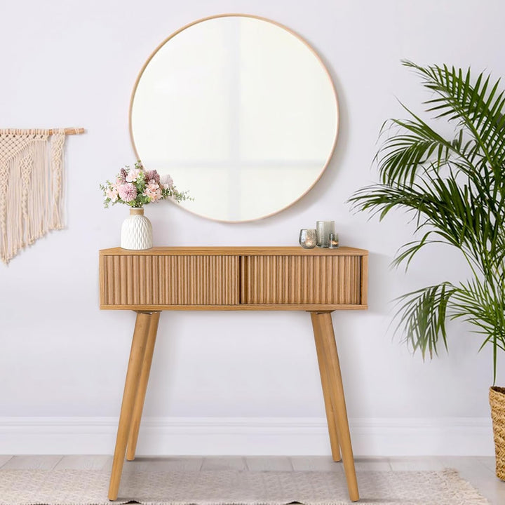 Rattan Entryway Vanity Console Tables | Not Sale FB | Waseeh Pakistan