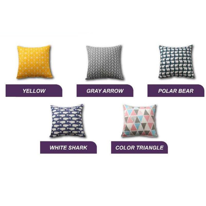 Ravelle Cushion Covers (Set of 5) | Home Décor | Waseeh Pakistan