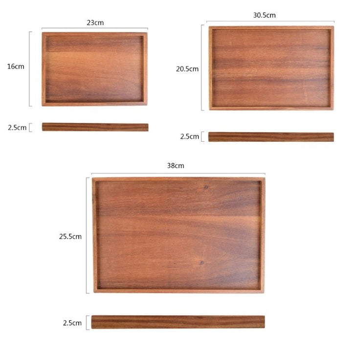 Retro Wooden Pallet Rectangular Storage Dessert Dinner Serving Trays | kitchen item | Waseeh Pakistan