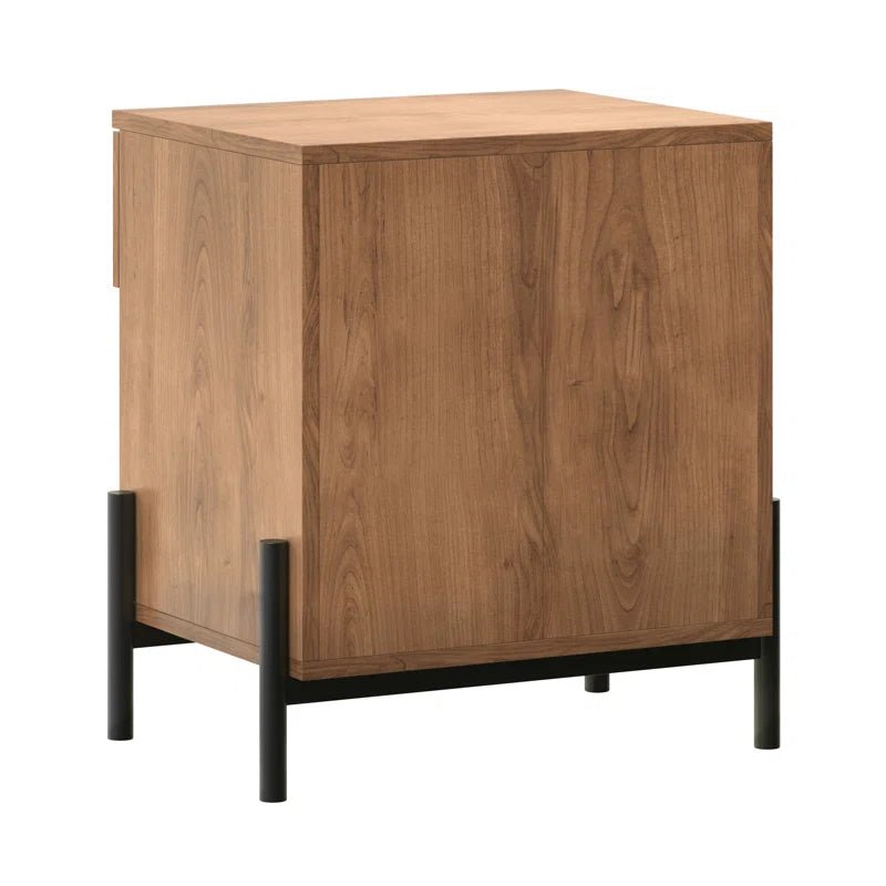 Ridvan 1-Drawer Nightstands with Open Cubby Sidetable | Not Sale FB | Waseeh Pakistan
