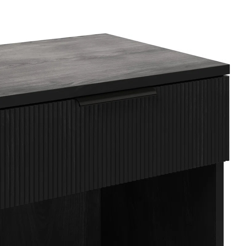 Ridvan 1-Drawer Nightstands with Open Cubby Sidetable | Not Sale FB | Waseeh Pakistan