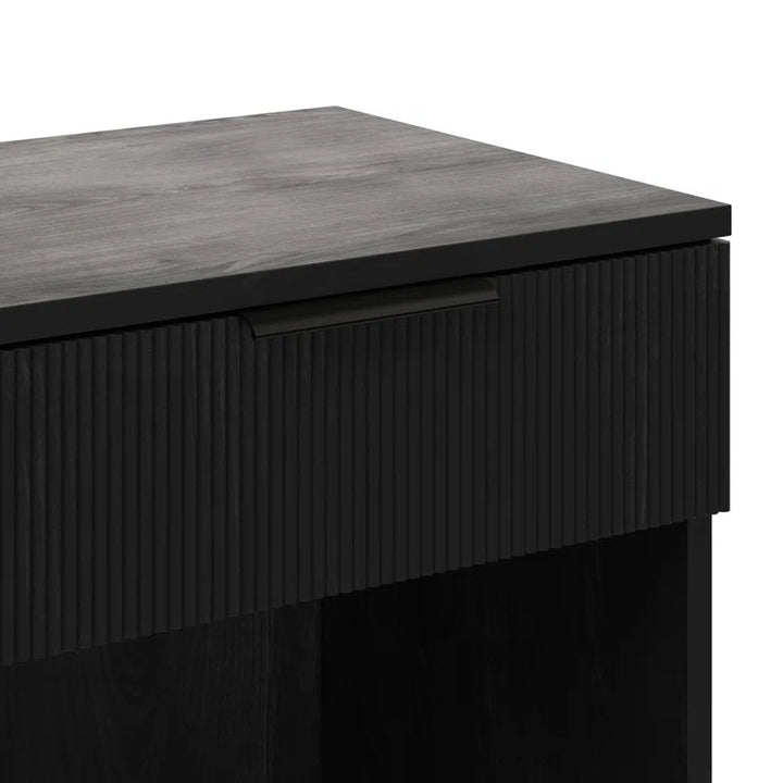 Ridvan 1-Drawer Nightstands with Open Cubby Sidetable | Not Sale FB | Waseeh Pakistan