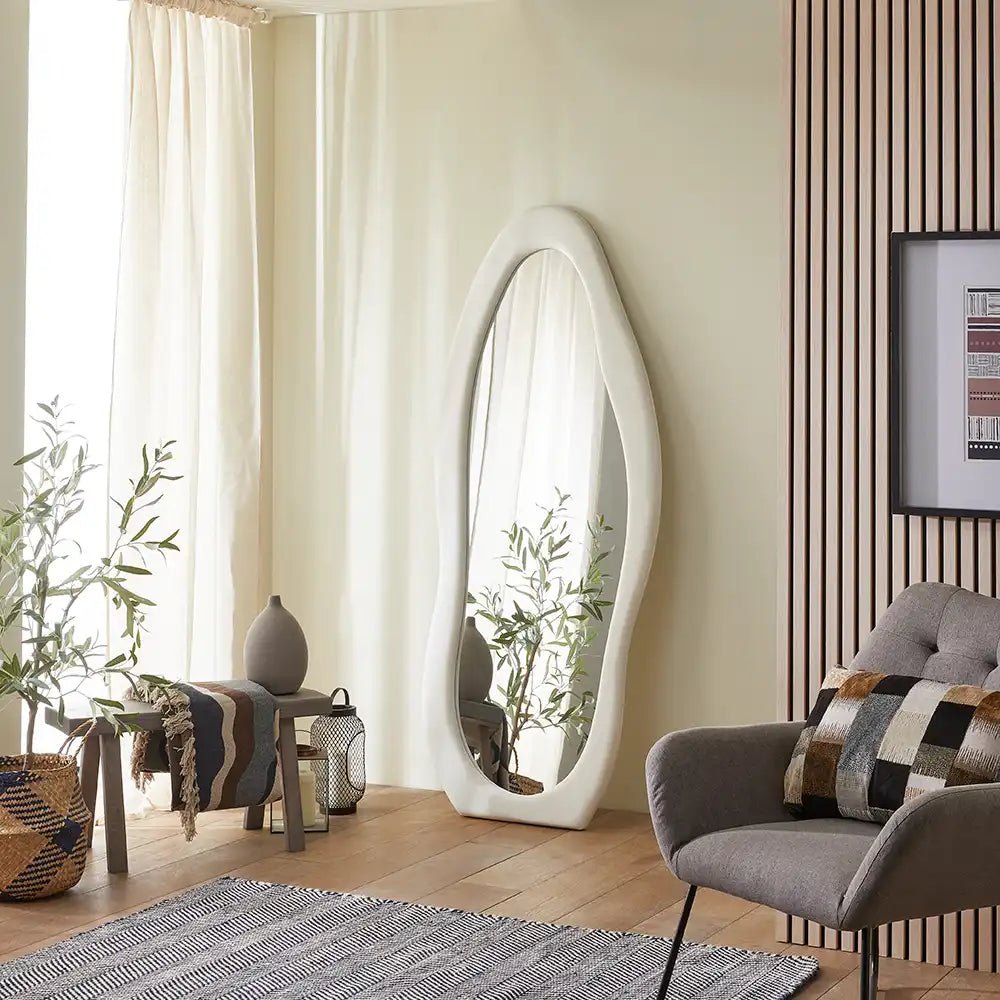 Ripptizi Living Lounge Bedroom Standing Wall Hanging Mirror Decor | Furniture | Waseeh Pakistan
