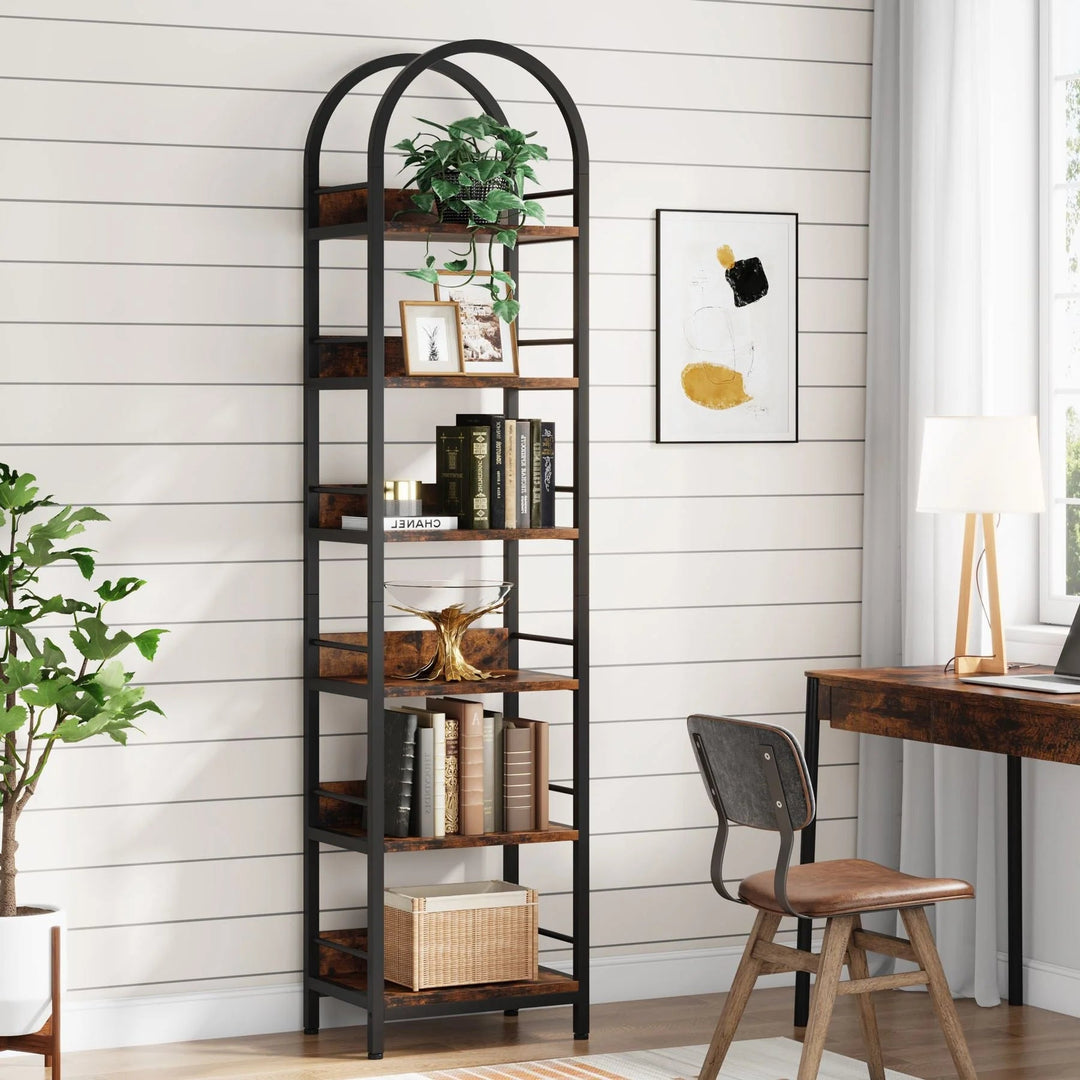 Rodeo Narrow Arched Display Shelf Bookcase Organizer Rack | Furniture | Waseeh Pakistan