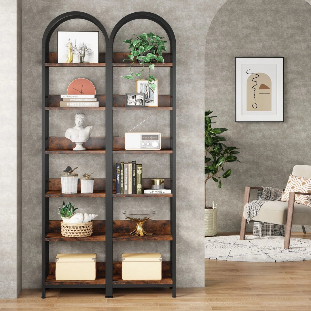 Rodeo Narrow Arched Display Shelf Bookcase Organizer Rack | Furniture | Waseeh Pakistan