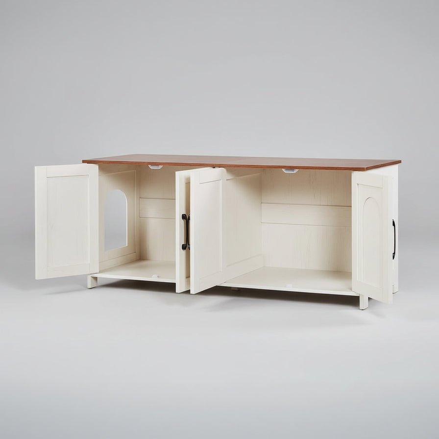Roveizi Hallway LED TV Cat Space Cabinet Organizer Console Table | Furniture | Waseeh Pakistan