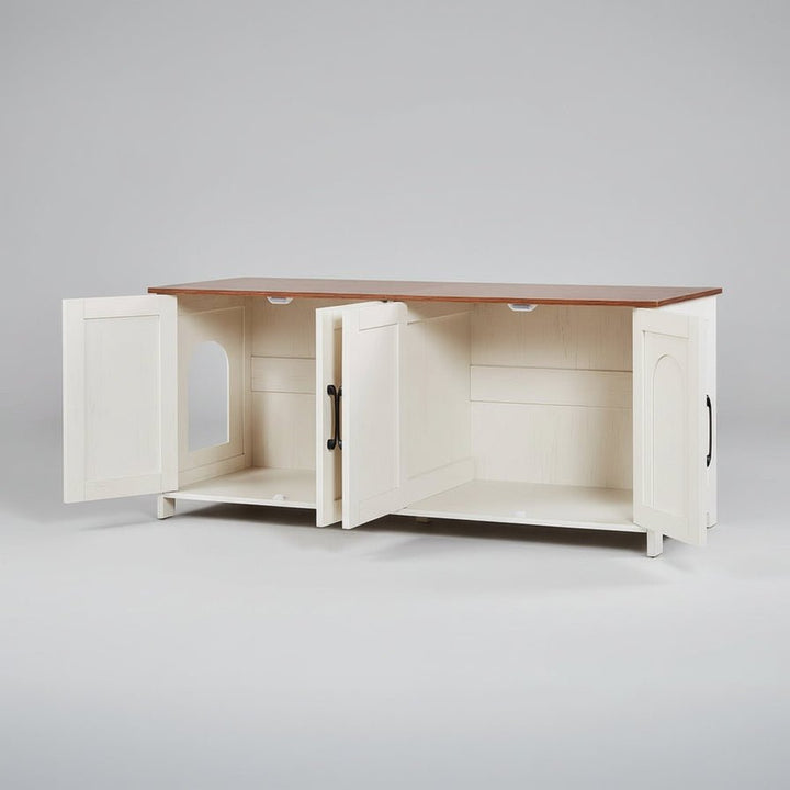 Roveizi Hallway LED TV Cat Space Cabinet Organizer Console Table | Furniture | Waseeh Pakistan