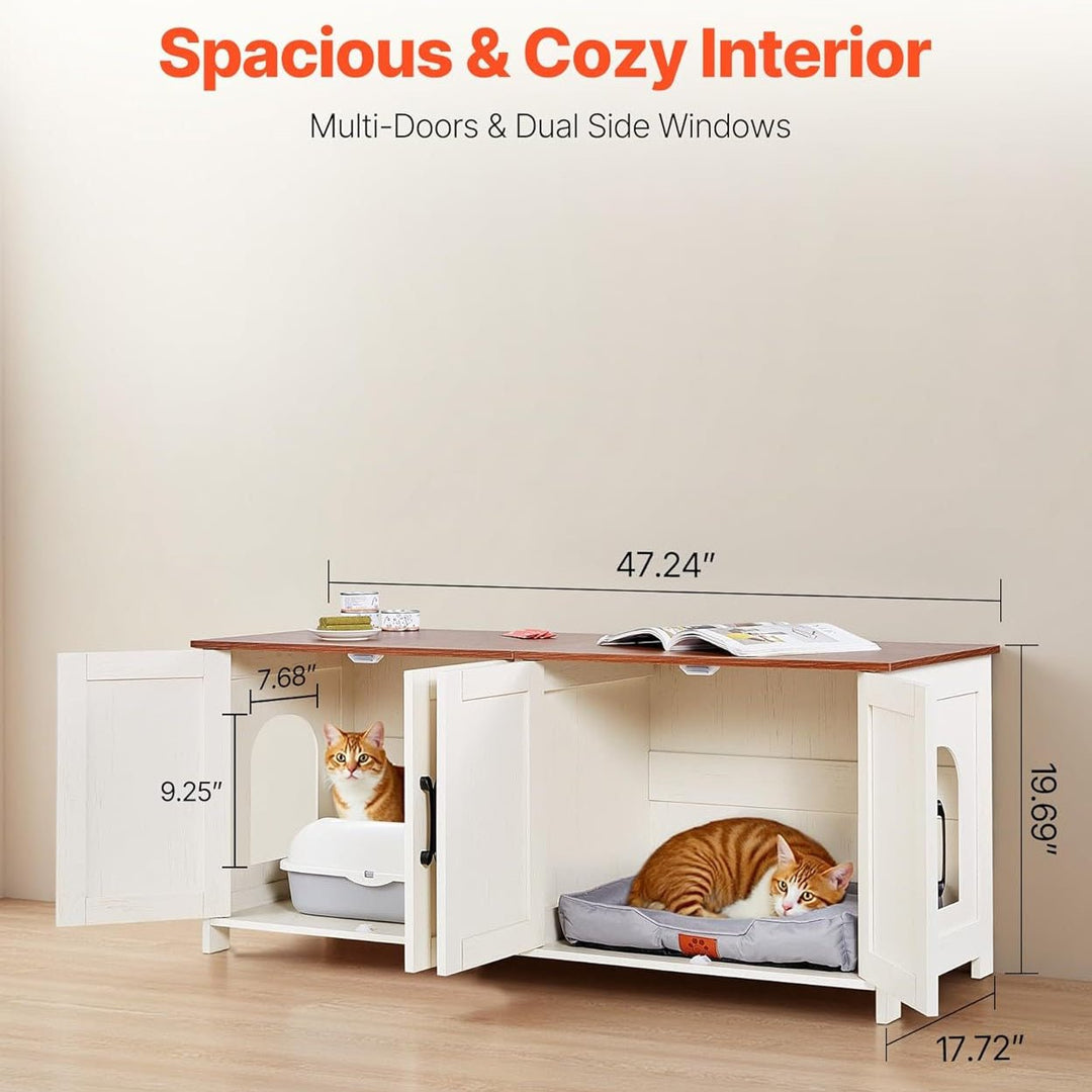 Roveizi Hallway LED TV Cat Space Cabinet Organizer Console Table | Furniture | Waseeh Pakistan