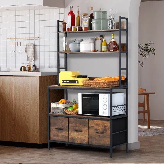 Ruperto Baker's Microwave Spice Cutlery Organizer Storage Rack Decor | Furniture | Waseeh Pakistan